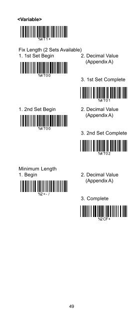 CCD-BARCODE SCANNER Programming Manual - Dr. Vogt GmbH