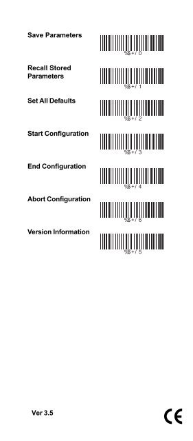 CCD-BARCODE SCANNER Programming Manual - Dr. Vogt GmbH