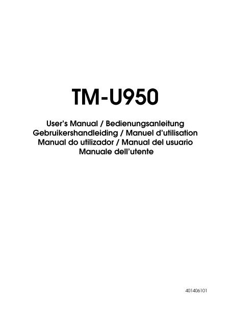 TM-U950 (.PDF) - FTP - Epson
