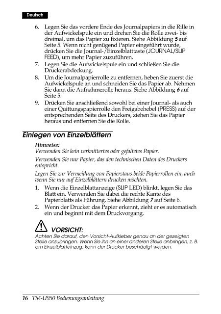 TM-U950 (.PDF) - FTP - Epson