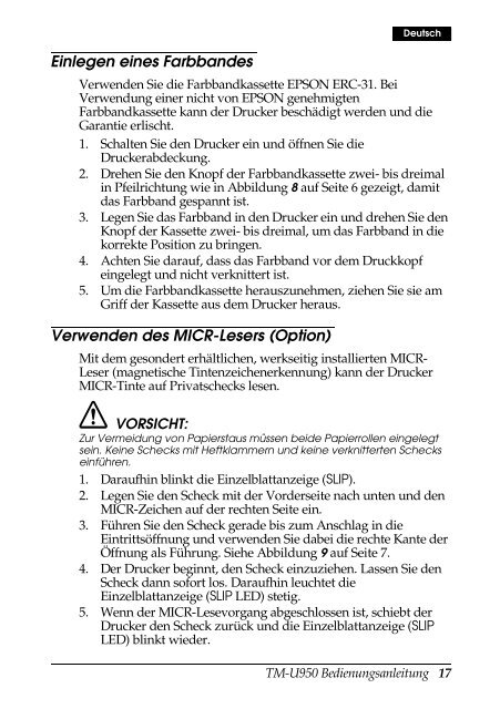 TM-U950 (.PDF) - FTP - Epson