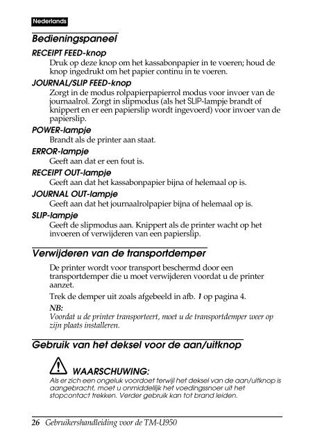 TM-U950 (.PDF) - FTP - Epson