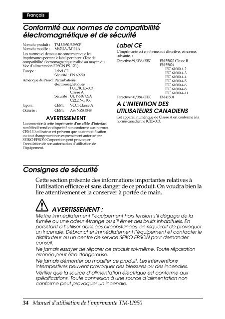 TM-U950 (.PDF) - FTP - Epson