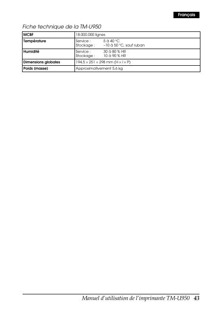 TM-U950 (.PDF) - FTP - Epson