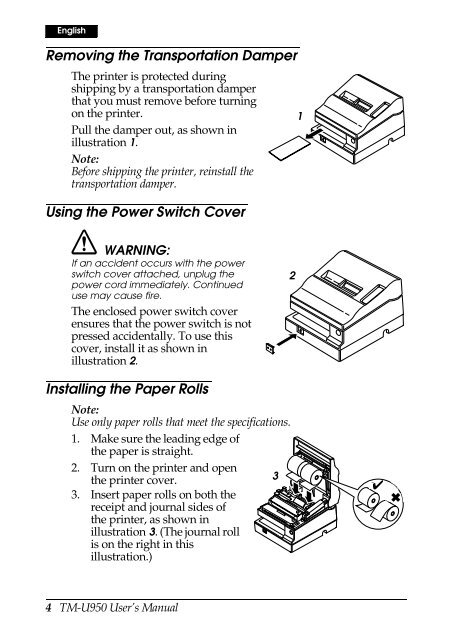 TM-U950 (.PDF) - FTP - Epson