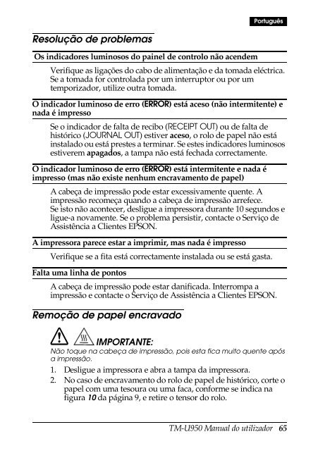 TM-U950 (.PDF) - FTP - Epson