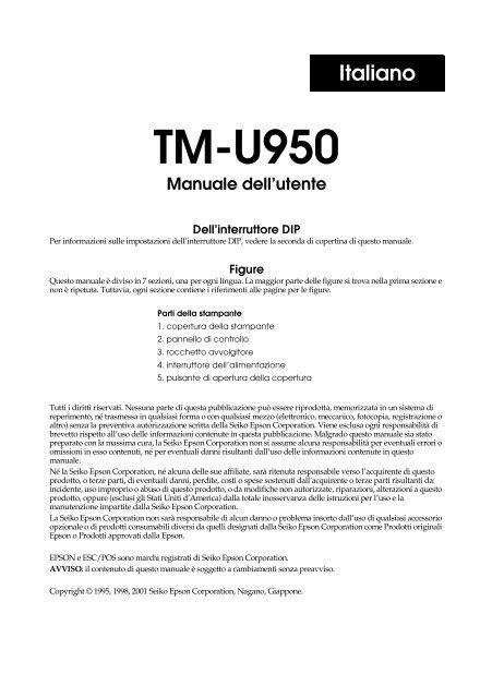 TM-U950 (.PDF) - FTP - Epson