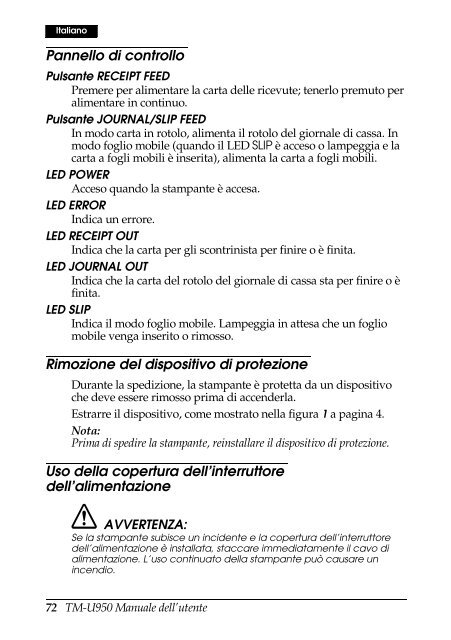 TM-U950 (.PDF) - FTP - Epson