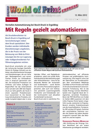 Newsletter - CAT-Verlag Blömer GmbH