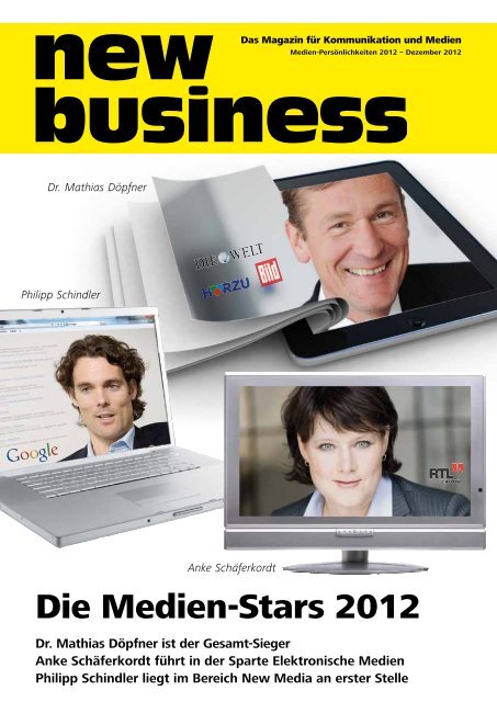 Die Medien-Stars 2012 - New Business