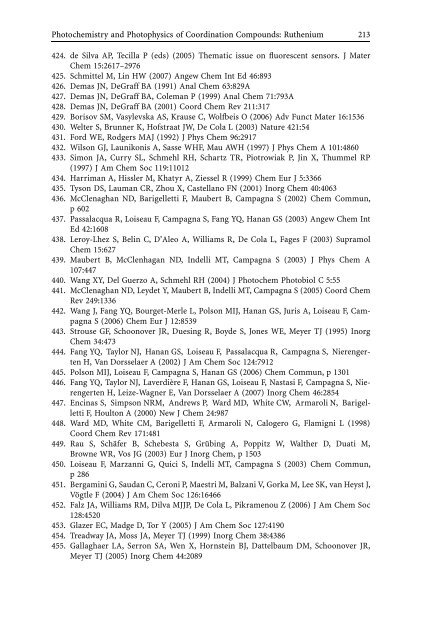 Photochemistry and Photophysics of Coordination Compounds