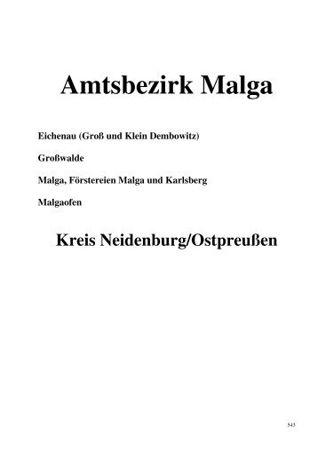 Amtsbezirk Malga