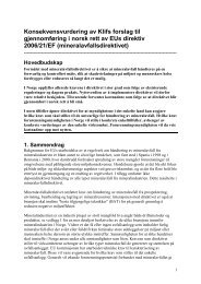 Konsekvensvurdering av mineralavfallsdirektivet