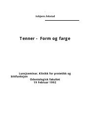 Tenner - Form og farge