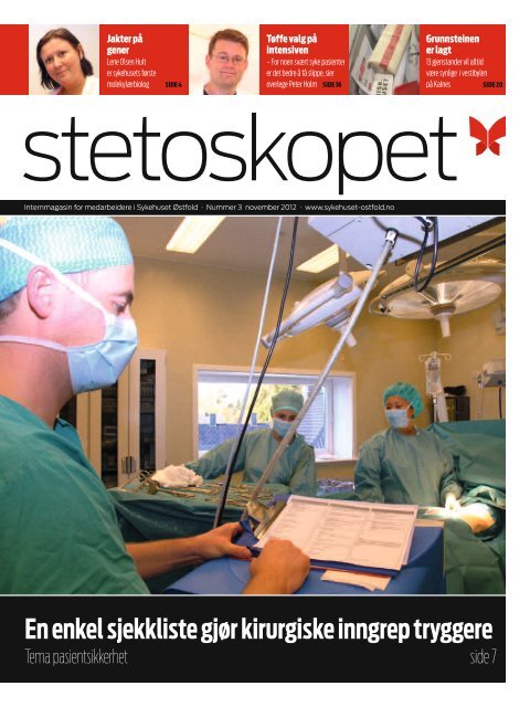 Stetoskopet nr. 3 2012 - Sykehuset Østfold