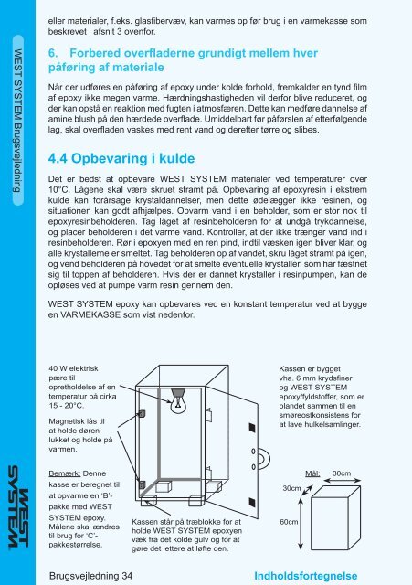 Brugsvejledning og produktkatalog - WEST SYSTEM Epoxy