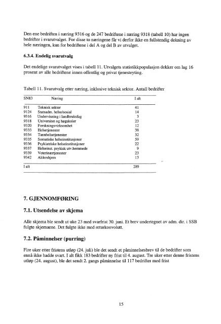 NOT 96/15 Statistikk over avfall og gjenvinning - Statistisk sentralbyrå