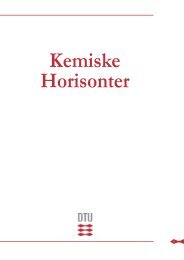 Kemiske Horisonter - Danmarks Tekniske Universitet: Kemisk Institut