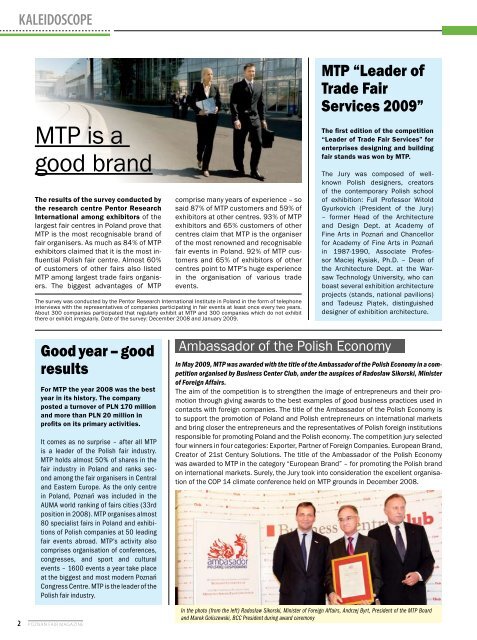 trade FaIr rePorts - MTP - Międzynarodowe Targi Poznańskie