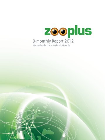 9-monthly Report 2012 - zooplus AG