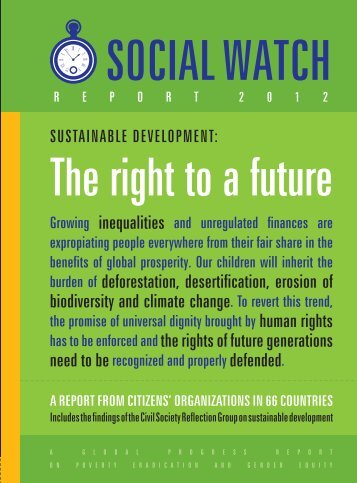 burden of deforestation, desertification, erosion of ... - Social Watch