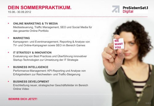 Dein Praktikum bei Burda Digital