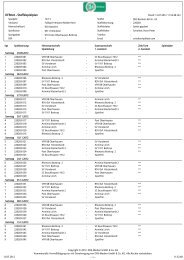 DFBnet - Staffelspielplan - 1 - - DJK Arminia Oberhausen-Lirich 1920