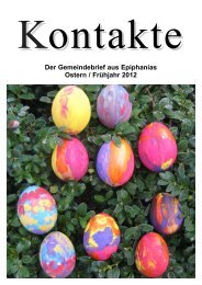 Ostern 2012 - Erlöser-Kirchengemeinde Münster