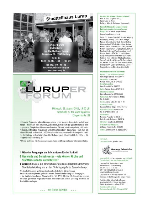 Lurup feiert 16.6.2012 - Unser Lurup