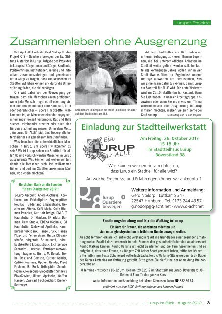 Lurup feiert 16.6.2012 - Unser Lurup