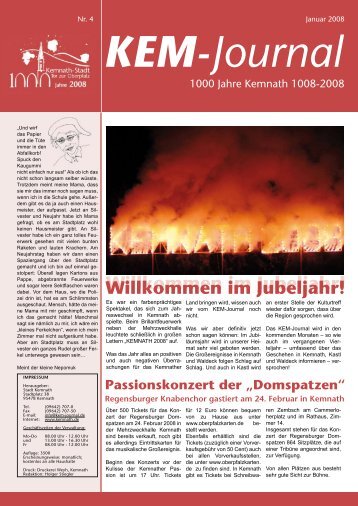 Ausgabe 1/2008 - Stadt Kemnath