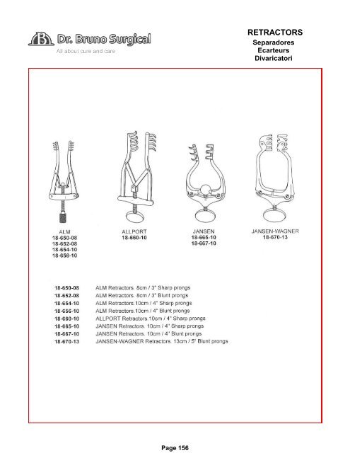 Company Profile - Dr. Bruno Surgical