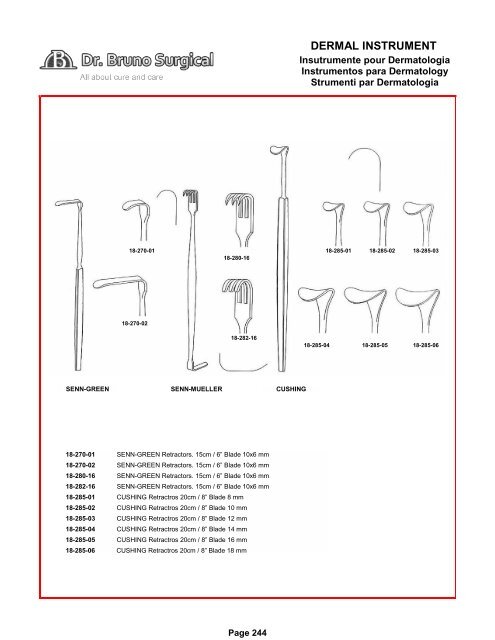 Company Profile - Dr. Bruno Surgical