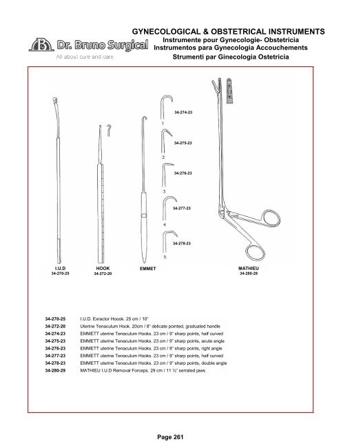 Company Profile - Dr. Bruno Surgical