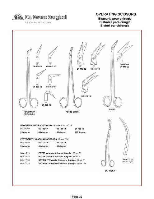 Company Profile - Dr. Bruno Surgical