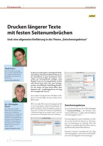 FIleMaker Magazin - team|busch GmbH