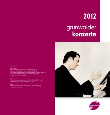 Grünwalder Konzerte 2012 - Gemeinde Grünwald