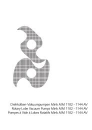 Drehkolben-Vakuumpumpen Mink MM 1102 - 1144 AV Rotary Lobe ...