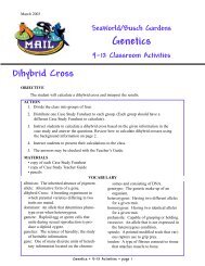 Dihybrid crosses - Sea World