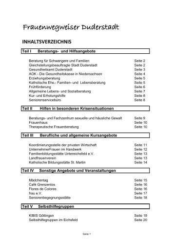 Frauenwegweiser Neuauflage - Doris Glahn