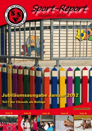 Jubiläumsausgabe Januar 2012 - und Sportverein Düsseldorf ...