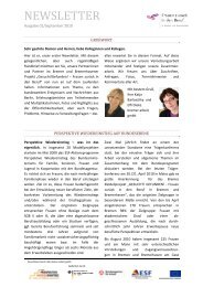 Newsletter Nr. 1 - AFZ