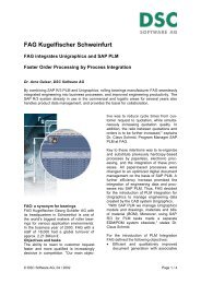 FAG Kugelfischer Schweinfurt - DSC Software AG