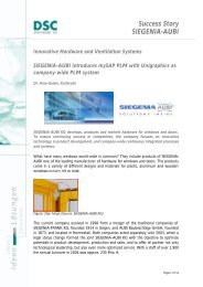 Success Story SIEGENIA-AUBI - DSC Software AG
