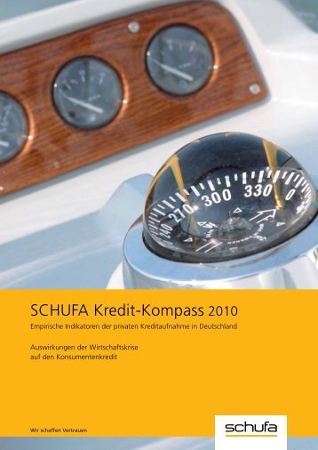 SCHUFA Kredit-Kompass 2010 - Schulden-Kompass