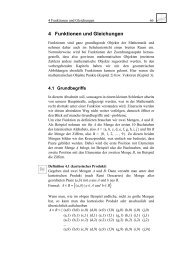 4 Funktionen und Gleichungen - CeVis