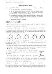 Klassenstufe 7 und 8