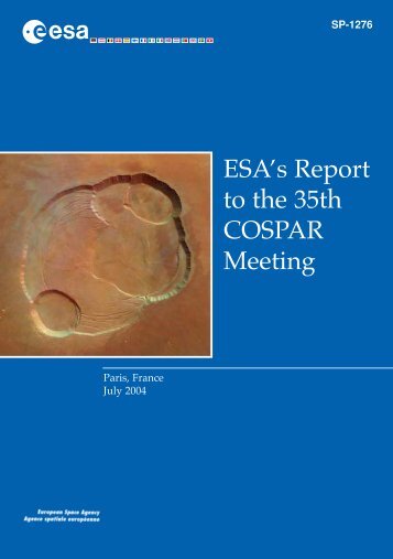 ESA's Report to the 35th COSPAR Meeting