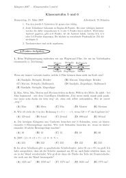 Klassenstufen 5 und 6 - Känguru der Mathematik eV