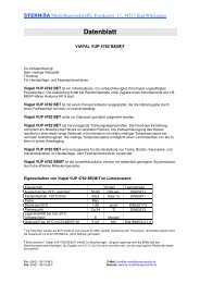 Datenblatt - STERNISA Modellbauwerkstoffe